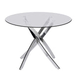 Diane Black Round Dining Room Set