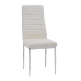 Diane White Round Dining Room Set