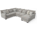 Corinthian Wheat 3-Piece Oversized Sectional