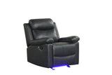 Isabel Black 3-Piece Reclining Set