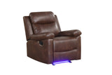 Isabel Espresso 3-Piece Reclining Set
