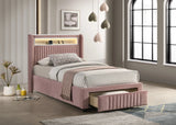 Cupid Pink Platform Twin Bed