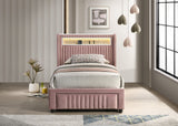 Cupid Pink Platform Twin Bed