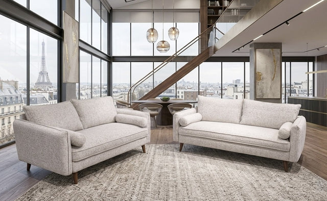 Vanti Beige 2-Piece Living Room Set from Ella Furniture