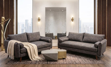 Vanti Grey 2-Piece Living Room Set from Ella Furniture