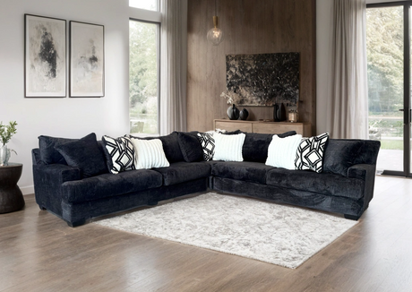 Sally Black Oversized Sectional view 3