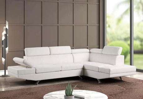 Moderno - Sectional (White) - Ella Furniture