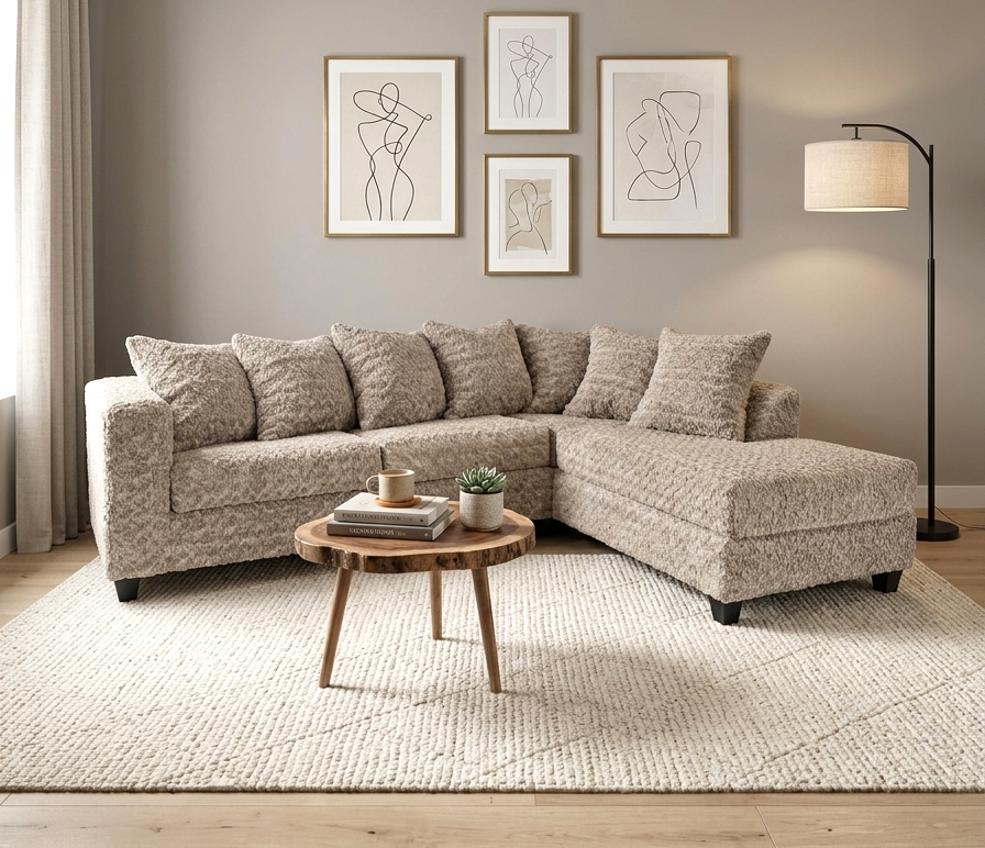Sizzi Mocha Sectional from Ella Furniture