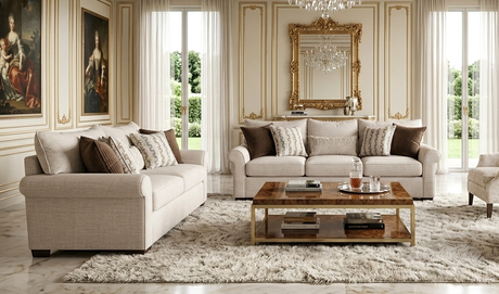 Behold Cream Oversized Sofa & Loveseat Set from Ella Furniture