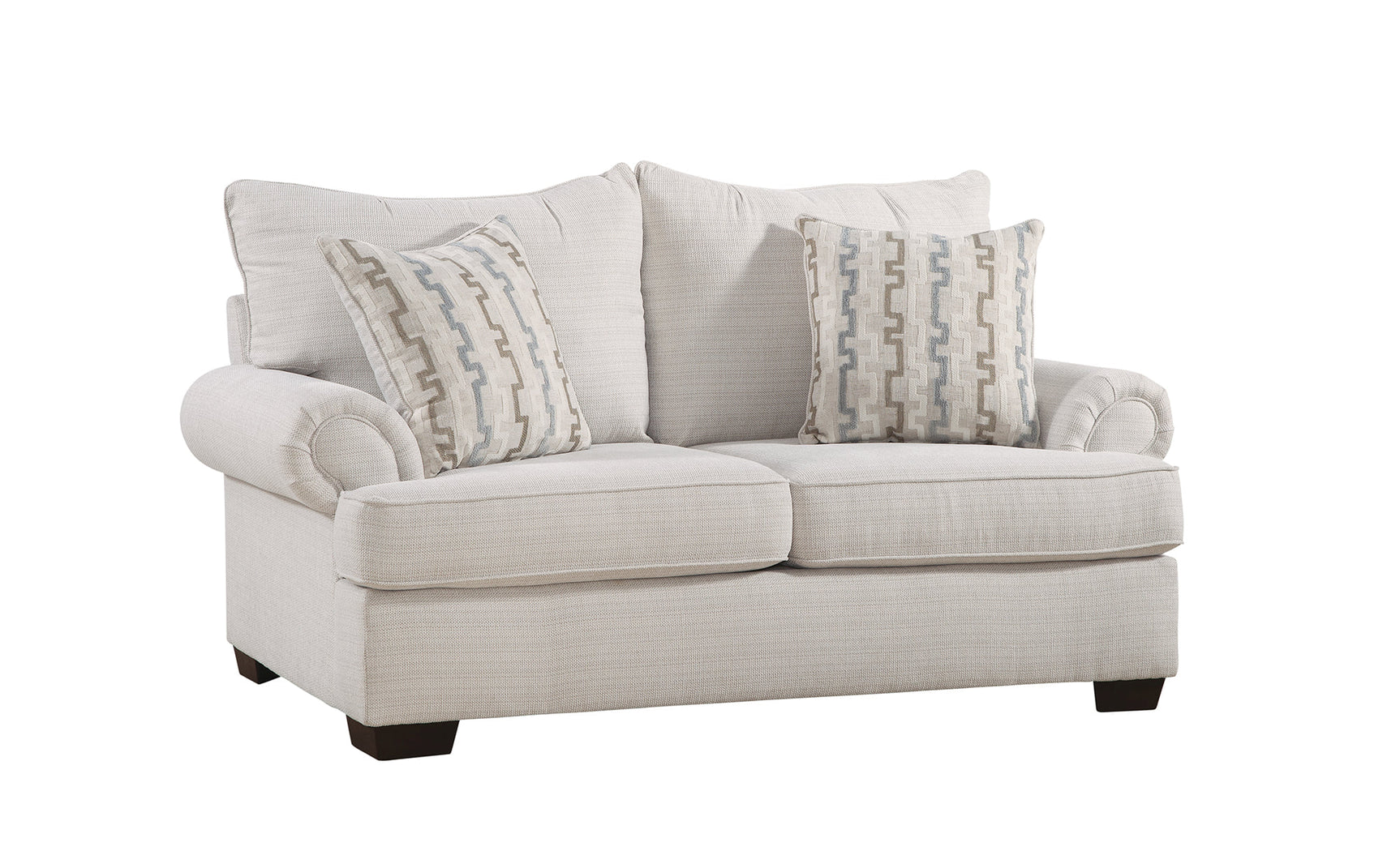 Behold Cream Oversized Sofa & Loveseat Set view 5
