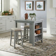Nuni Grey Counter Height Table + 2 Chairs from Ella Furniture