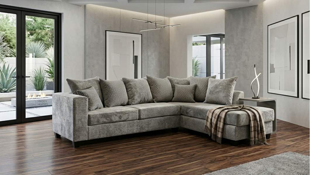 Hudson Gray Sectional from Ella Furniture
