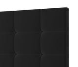 Nini Black Upholstered Platform King Bed
