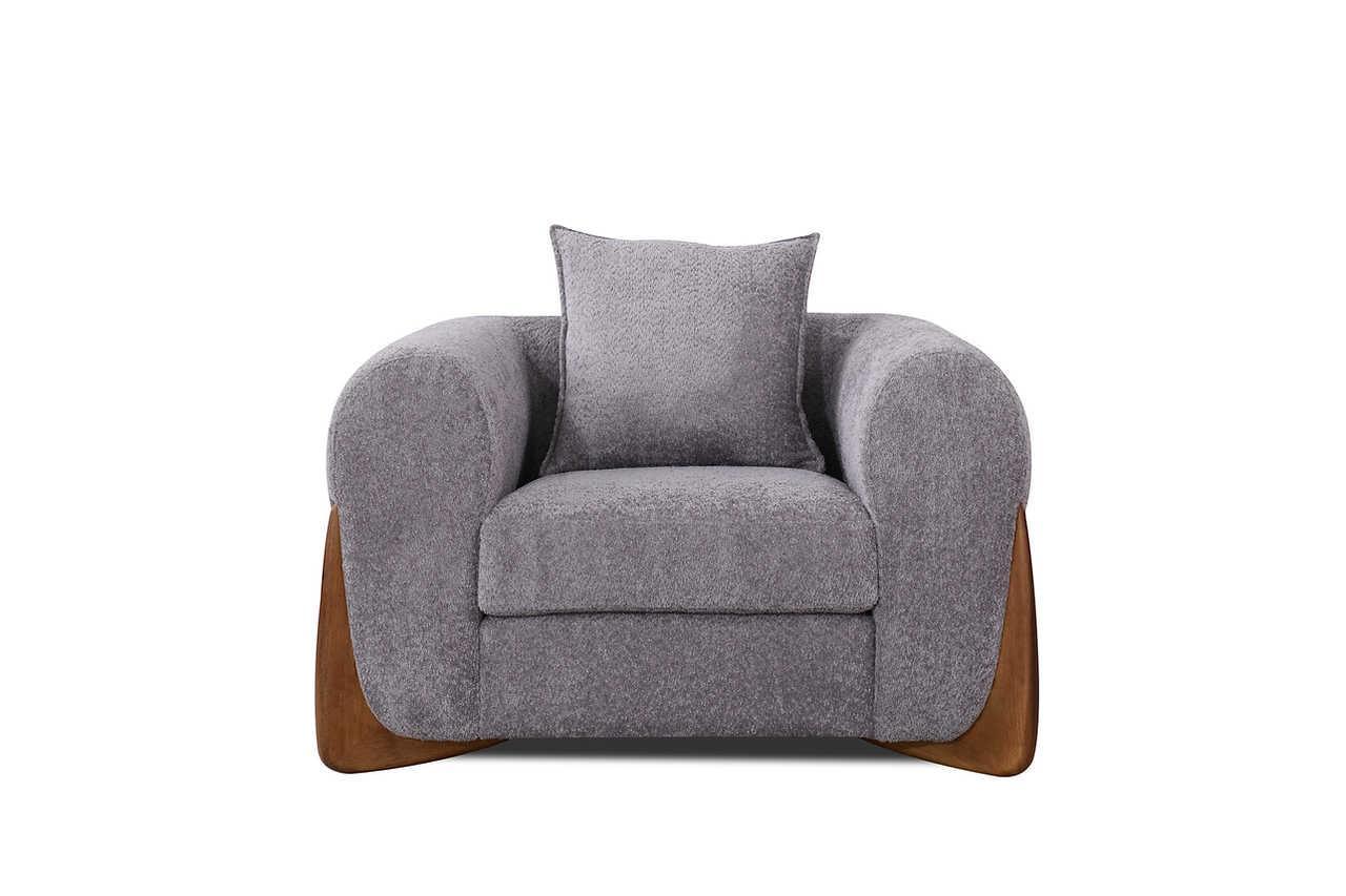 S4045 Stylus (Pewter) (Chair) - Ella Furniture