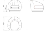 S4046 Olena (Ivory) (Chair) - Ella Furniture