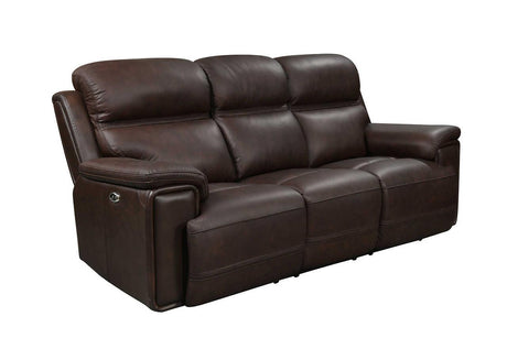 S7275 El Paso (Power\leather) (3Pcs Power Reclining Sofa, Loveseat And Recliner) - Ella Furniture