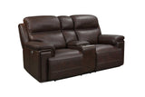 S7275 El Paso (Power\leather) (3Pcs Power Reclining Sofa, Loveseat And Recliner) - Ella Furniture
