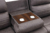 S7330 Max (Brown) (3Pc Sofa, Loveseat And Recliner) - Ella Furniture