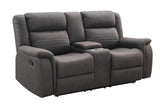 S7330 Max (Brown) (3Pc Sofa, Loveseat And Recliner) - Ella Furniture