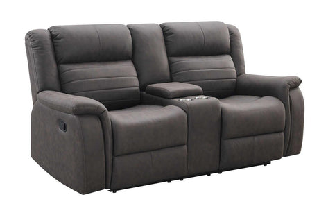 S7330 Max (Brown) (3Pc Sofa, Loveseat And Recliner) - Ella Furniture