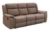 S7330 Max (Tan) (3Pc Sofa, Loveseat And Recliner) - Ella Furniture