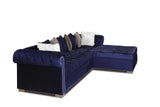 S8186 Milan Sectional (Blue) - Ella Furniture