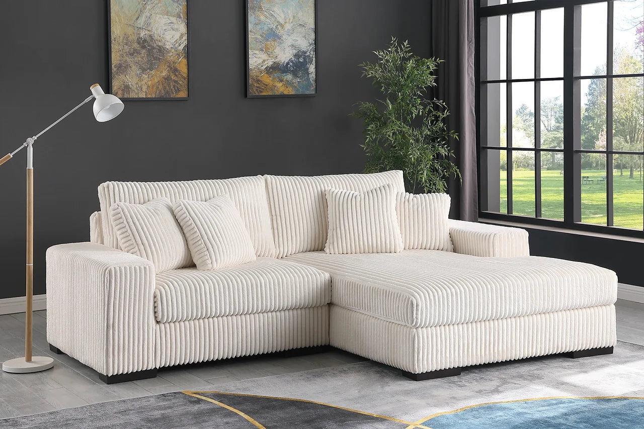S859 Comfy 2Pcs (Ivory) - Ella Furniture