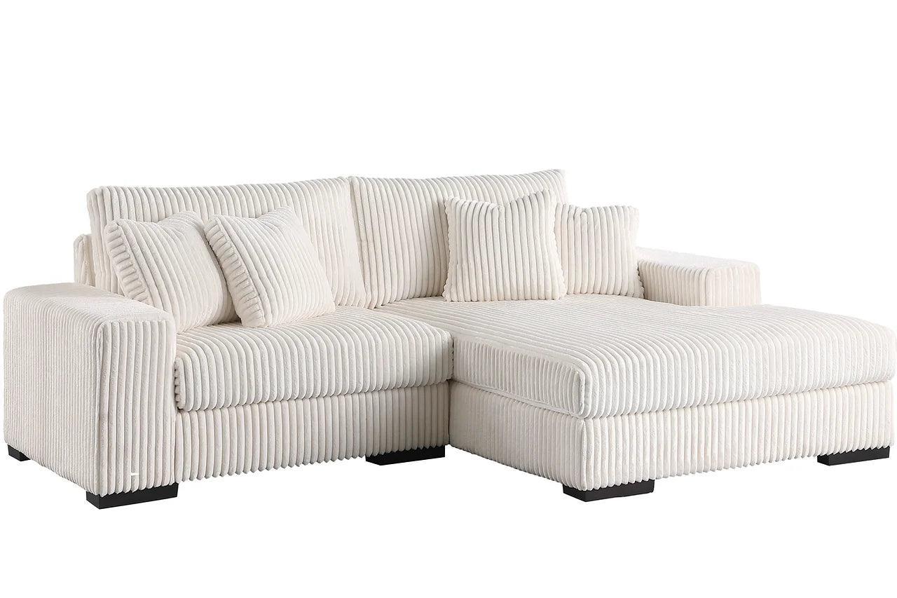 S859 Comfy 2Pcs (Ivory) - Ella Furniture