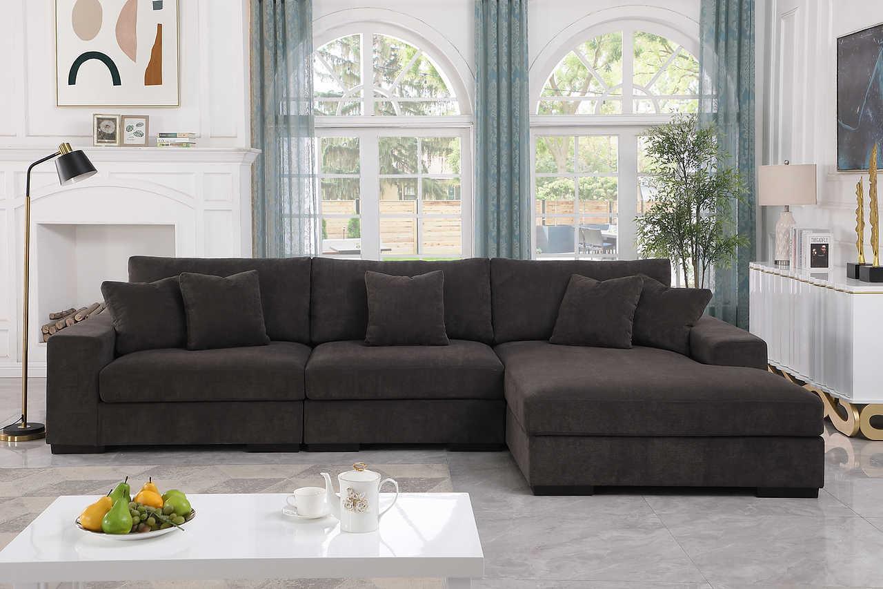 S859 Comfy 3Pcs (Grey) - Ella Furniture