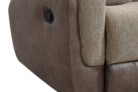 S9870 Wilbert (Brown) (3Pcs Reclining Sofa, Loveseat & Recliner) - Ella Furniture