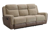 S9870 Wilbert (Brown) (3Pcs Reclining Sofa, Loveseat & Recliner) - Ella Furniture