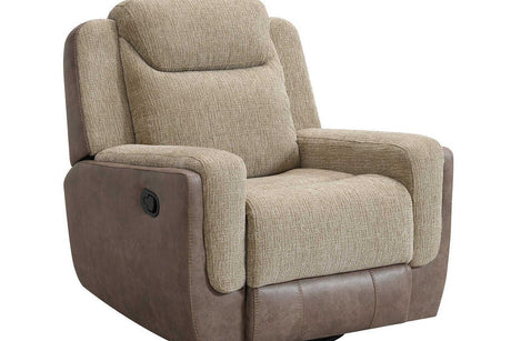 S9870 Wilbert (Brown) (3Pcs Reclining Sofa, Loveseat & Recliner) - Ella Furniture