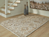 Sableridge Ivory/Taupe/Camel Medium Rug from Ella Furniture