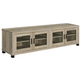 SACHIN Sachin 3-piece 79" TV Entertainment Center Antique Pine 736283-SET - Ella Furniture