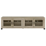 SACHIN Sachin 3-piece 79" TV Entertainment Center Antique Pine 736283-SET - Ella Furniture