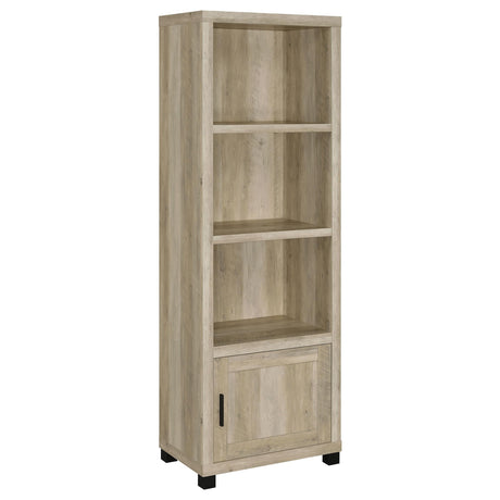 SACHIN Sachin 3-piece 79" TV Entertainment Center Antique Pine 736283-SET - Ella Furniture