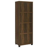 SACHIN Sachin 3-piece 79" TV Entertainment Center Dark Pine 736293-SET - Ella Furniture