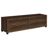 SACHIN Sachin 3-piece 79" TV Entertainment Center Dark Pine 736293-SET - Ella Furniture