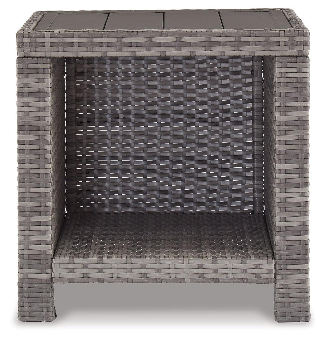 Salem Gray Beach Outdoor Coffee Table With 2 End Tables - Ella Furniture