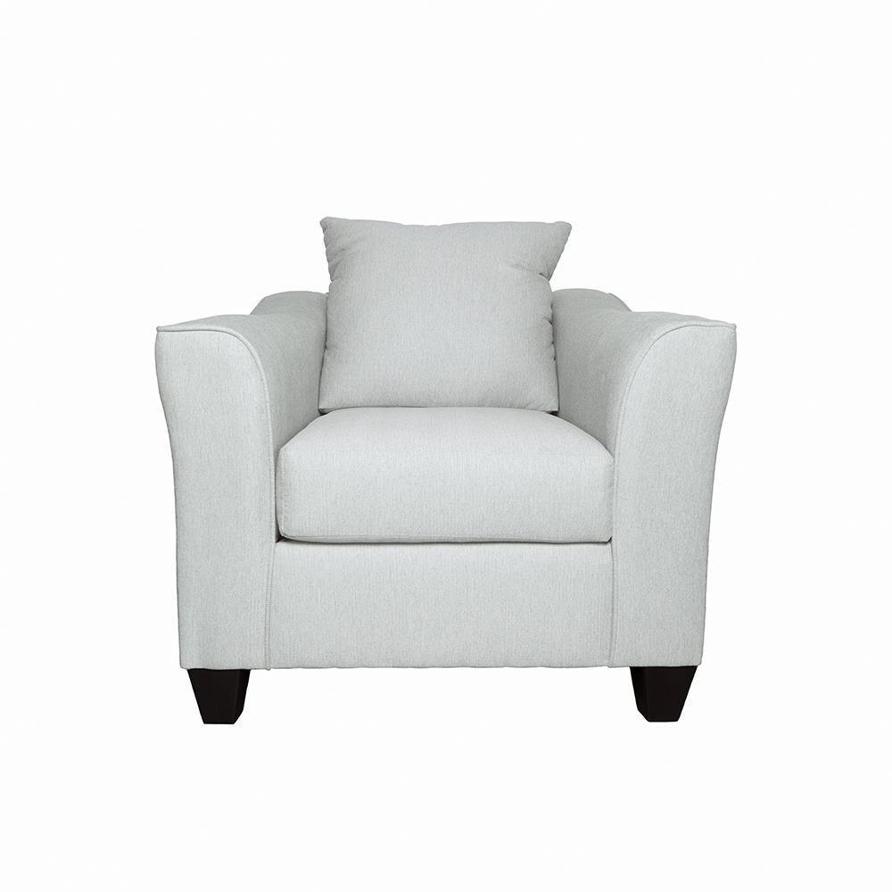 Salizar Collection Salizar Upholstered Track Arm Fabric Accent Chair Grey Mist 508583 - Ella Furniture