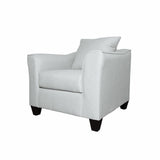Salizar Collection Salizar Upholstered Track Arm Fabric Accent Chair Grey Mist 508583 - Ella Furniture