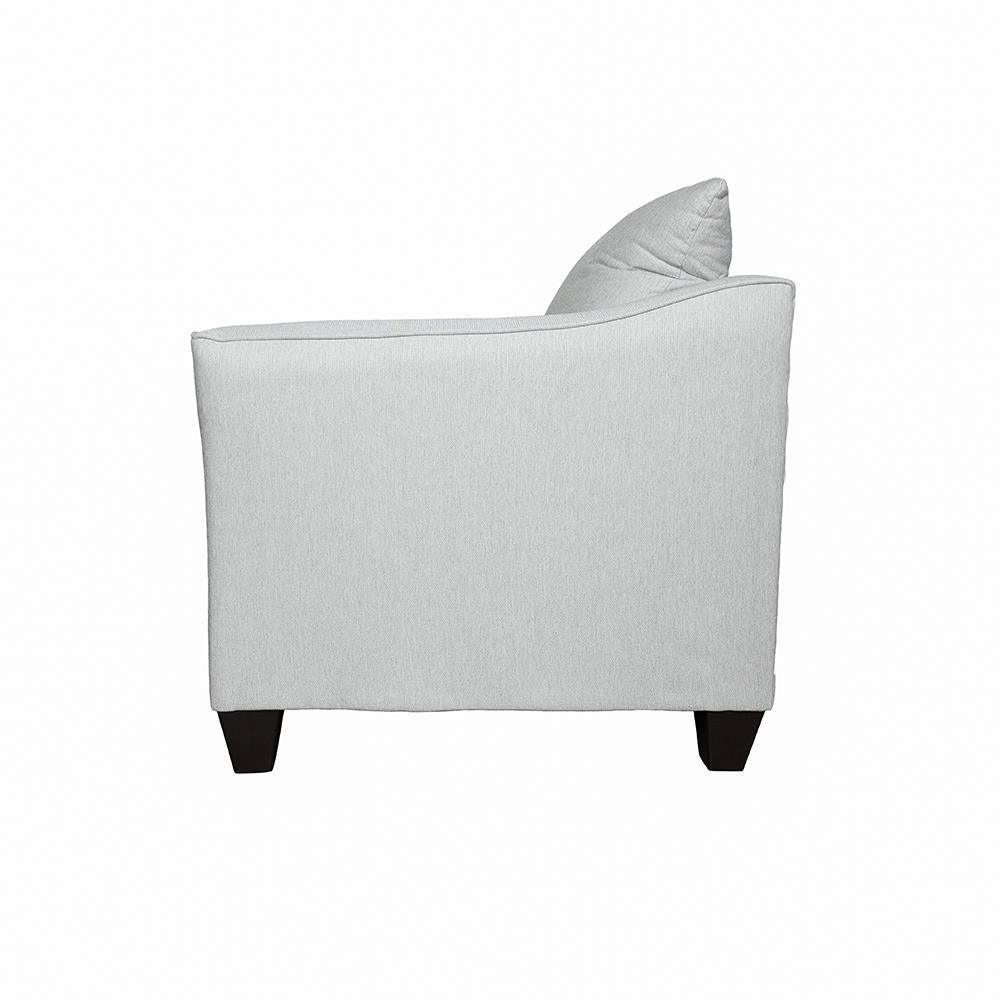 Salizar Collection Salizar Upholstered Track Arm Fabric Accent Chair Grey Mist 508583 - Ella Furniture