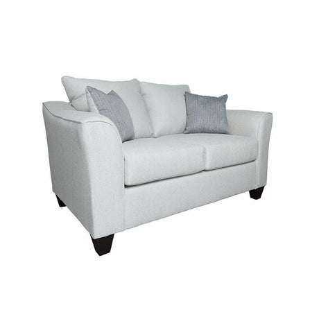 Salizar Collection Salizar Upholstered Track Arm Fabric Loveseat Grey Mist 508582 - Ella Furniture