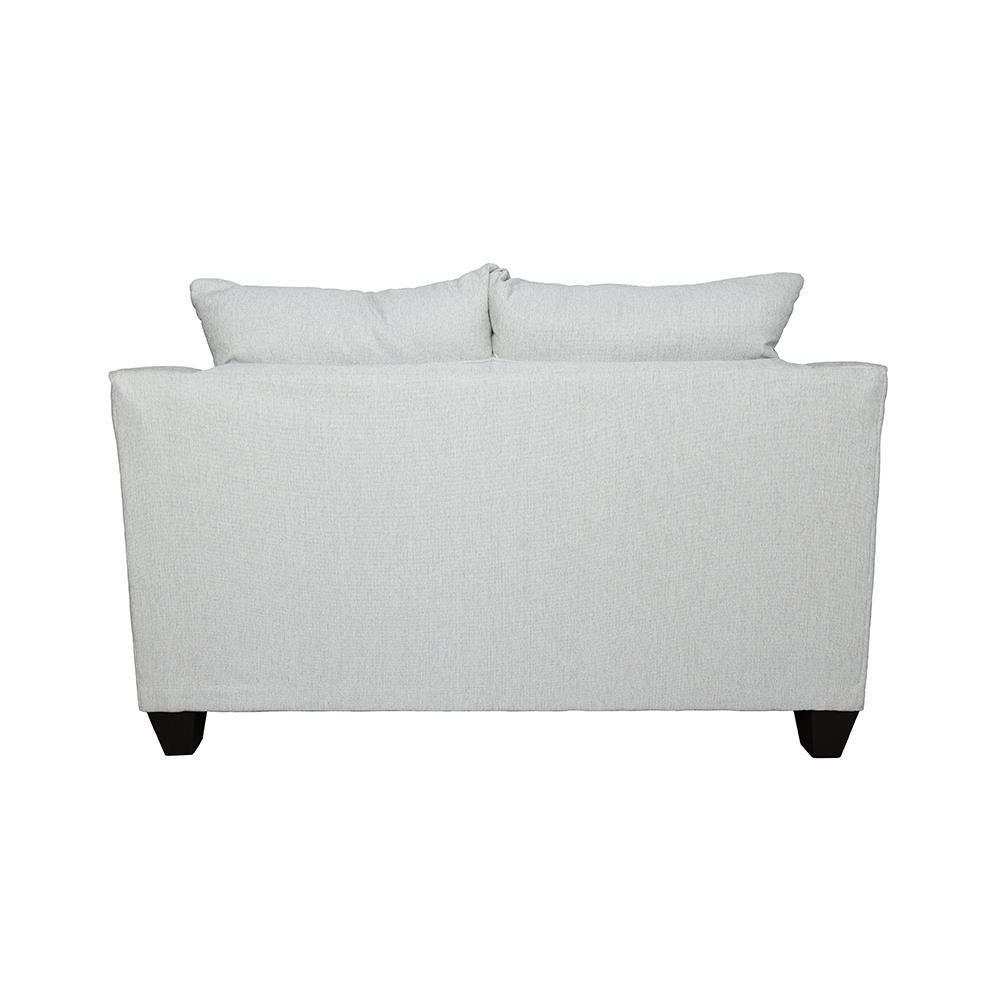 Salizar Collection Salizar Upholstered Track Arm Fabric Loveseat Grey Mist 508582 - Ella Furniture