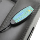 Sanger Upholstered Power Lift Recliner Chair With Massage Charcoal Grey 600498P - Ella Furniture