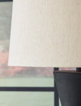Scarbot Distressed Black Table Lamp (Set of 2) - Ella Furniture