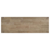 SCOTTSDALE COLLECTION Scottsdale Wood Trestle Base Dining Bench Washed Brown 109183 - Ella Furniture