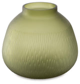 Scottyard Olive Green Vase A2900007 - Ella Furniture