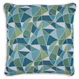 Seanow Next-gen Nuvella Green/turquoise/white Pillow (Set Of 4) - Ella Furniture