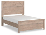 Senniberg Light Brown/white Panel Bedroom Set - Ella Furniture